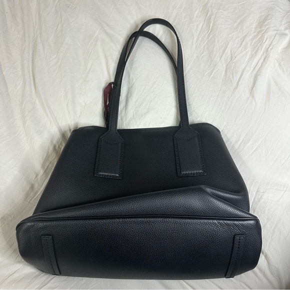 Marc Jacobs Black Tote with Burgundy Interior